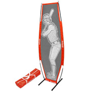 GoSports XTRAMAN front view showing lifelike batter silhouette and realistic target