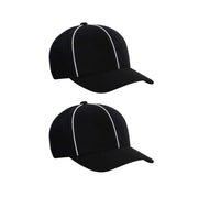 gotosee referee hat front view showing stripes and clear identification benefit
