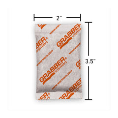 Grabber hand warmer placed inside a glove providing pocket warmth