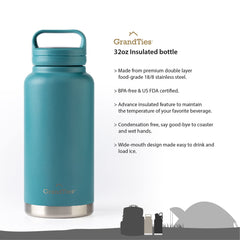 GrandTies close-up of sip-cap lid for fast sipping and spill reduction