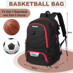 GRANDUP large mesh side pocket holding 64 oz bottle for easy hydration access