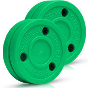 Green Biscuit front packaging showing two Snipe 2.0 pucks and benefits