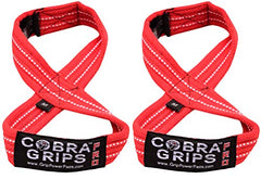 Grip Power Pads front packaging showing red figure 8 straps and brand benefits