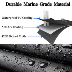 GrondNictory close-up of 420D fabric texture proving durable weather protection