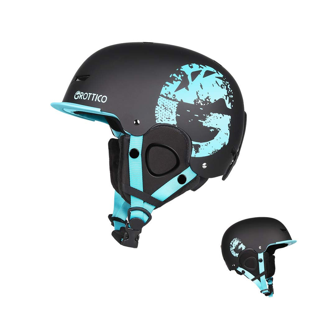 GROTTICO helmet front view showing shape and protective benefit