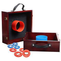 GSE Games & Sports Expert front packaging showing mahogany targets and included washers benefits easy setup