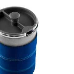 GSI Outdoors JavaPress close-up of stainless mesh filter showing reliable separation