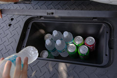 GTW next to beverage cans demonstrating capacity and cooling usefulness