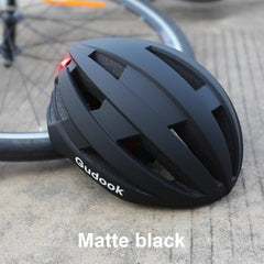 Gudook helmet top vents close-up showing 17-hole airflow design for cooling