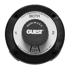 Guest 2111A front panel view showing knob and mounting, durable control for boats