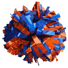 GUIFIER front view showing orange and royal blue pom poms for vibrant team support