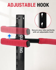 GULIMENG protective red rope on hook preventing frame scratches and preserving finish