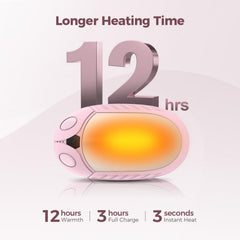 Gutimo dual unit handheld in use providing instant warmth