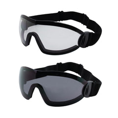 GV Flare front view showing clear and smoked lenses for versatile protection