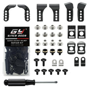 GY front packaging box open showing kit components and portability benefit