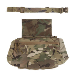 GYDEHUTJ front view showing compact tactical muff for hand warmth and gear access