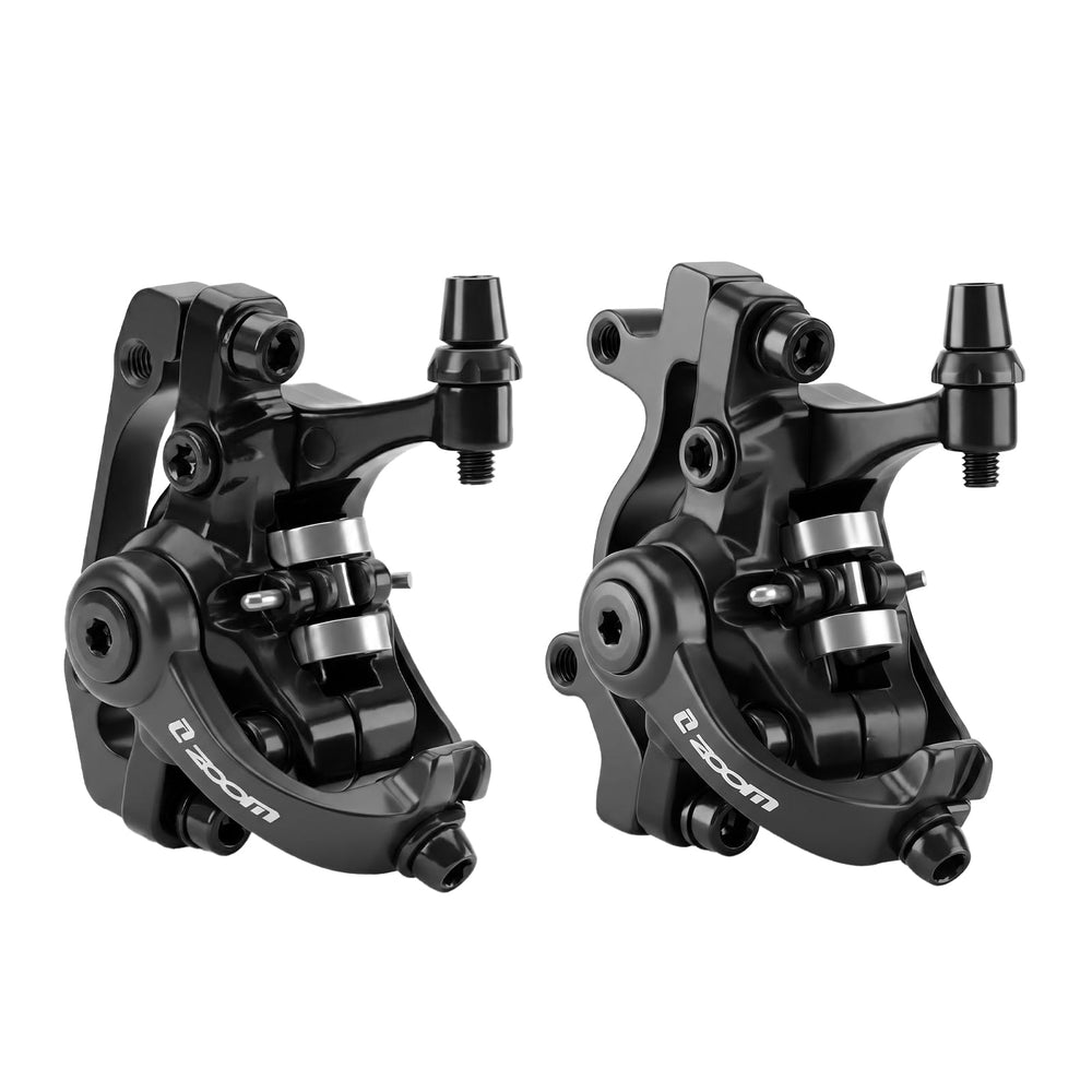Gylbuz ZOOM DB-680 front and rear calipers showing compact profile and balanced braking