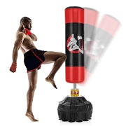 GYMAX front view of the freestanding bag showing stability and workout readiness