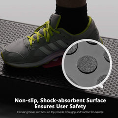 GYMMAGE close-up of textured non-slip top providing secure foot grip