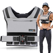 Gymnastics Power front view of vest showing snug fit and durable build benefit increased resistance