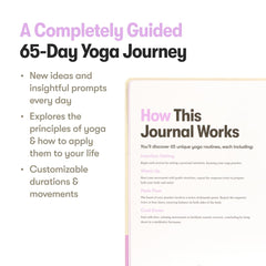 Habit Nest closeup of a daily flow page highlighting posture cues and breathing tips for clarity