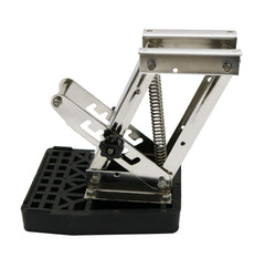 Haida front view of motor bracket showing mounting pattern and sturdy frame benefit
