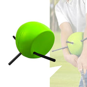 Hairchens front view of the green connector showing shape and fit benefits