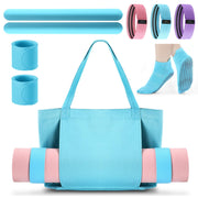 Halloscume front tote bag view showing roomy interior and organized storage benefit