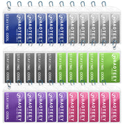 Haoteey front pack of 30 cooling towels showing bulk quantity and dimensions
