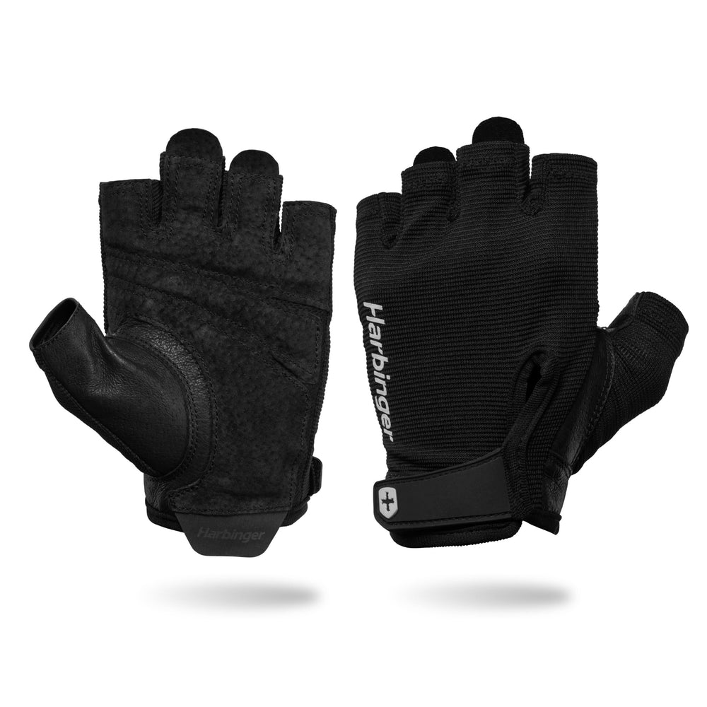 Harbinger front view of Power Gloves 3.0 showing fit and design benefits
