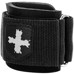 Harbinger front view of wrist supports showing fit and clean profile benefit stability