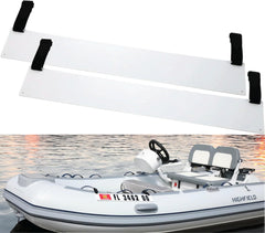 Hardline Products front view of white registration plate showing smooth surface and compliance benefits