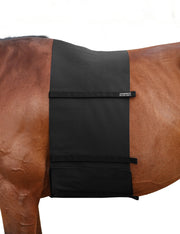 Harrison Howard front view belly band showing secure fit and protective coverage