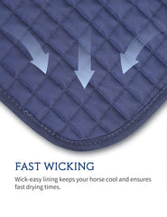 Harrison Howard contoured top profile showing moderate wither clearance benefit