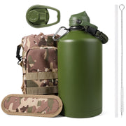 HaureiGi front view showing bottle and pouch for easy transport