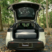 Havnby FlatCore front view showing full flat sleeping surface and neat fit for convenience