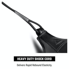Hayabusa braided shock cords and attachment points illustrating rapid rebound and stable mounting
