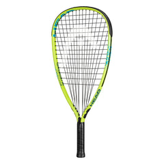 HEAD MX Hurricane front view showing racquet head and frame, emphasizing play-ready design