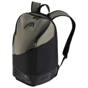 HEAD Pro X front view showing sleek thyme/black design and organized storage benefit