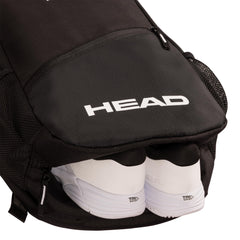 HEAD Tour Pickleball Backpack close-up of material and zipper illustrating durable construction