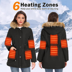 HEEKPEK close-up of heating panel seam showing secure stitching and targeted warmth