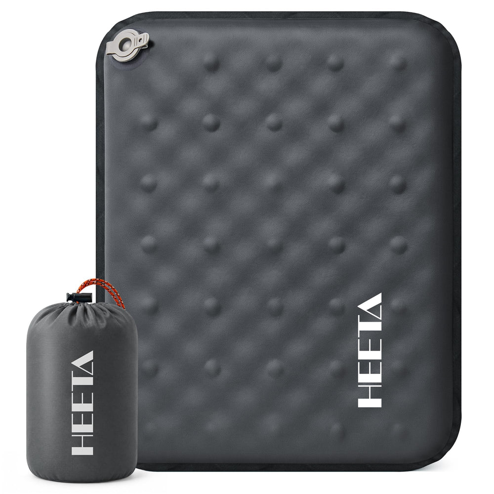 HEETA front view cushion showing full shape and size for travel comfort