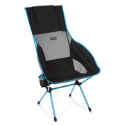 Helinox Savanna front view showing tall back for improved comfort