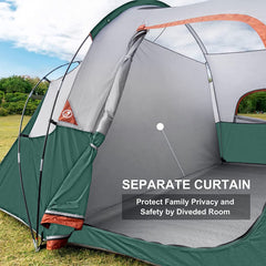 HG HIKERGARDEN divider detail showing private rooms and organization benefit