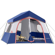 HG HIKERGARDEN front exterior showing roomy cabin shape and easy entry benefit