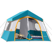 HG HIKERGARDEN front view showing full rainfly and entrance, promotes shelter reliability