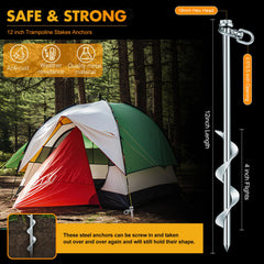 Hiboom close-up of threaded shaft detailing durable metal construction