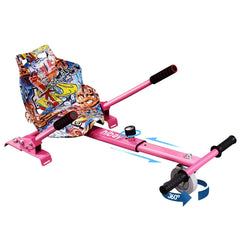 Hiboy HC-01 front view assembled showing stable kart conversion and portability