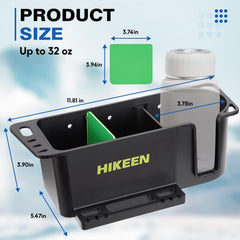 Hikeen adjustable divider detail separating tackle and electronics for organized access