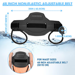 Hikeen fixing straps detail showing patent-pending straps, prevents belt sliding